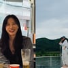 '현빈♥' 손예진, 멋진 풍광 바라보며 미소..빛나는 미모도 함께