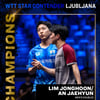 '세계 1위 꺾었다' 임종훈-안재현, WTT 류블랴나 우승... 르브렁 형제 3-0 격파