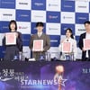 핸드프린팅 마친 영광의 수상자들[★포토]