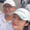 "너무 즐거운"..최여진, ♥김재욱과 취미 맞다더니..'골프대회 데이트'