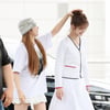 엔믹스 지우 '설윤 머리가 귀여워~'[★포토]