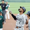 [포토]'1회초 안타출루' 리베라