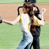[포토] 리즈, 울트라 학익진 시구