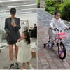 강소라, 붕어빵 딸..두발 자전거 타는 모습에 감격