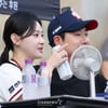 [★포토] 김다영 아나, 남편 배성재와 원샷 드링킹