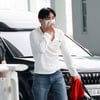 BTS 뷔 '흰티+청바지 찰떡이네!'[★포토]