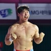 '1년 9개월 만에' 허선행, 태백장사 꽃가마... 보은장사씨름대회 우승