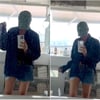 김혜수, 화장실 거울 앞 댄스 삼매경..톱 배우의 반전 매력