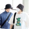 BTS 지민-슈가 '모자+마스크'[★포토]