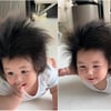 심형탁♥사야, 정국 닮은 6개월子..초사이어인 머리숱 '깜짝'