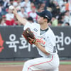 [포토] 엄상백 '원하는 곳에 쏙쏙'