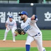[포토]'3이닝 5실점 강판' 헤이수스