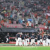 [포토]'6-5으로 강우콜드승' 한화이글스
