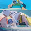유재석 '런닝맨' 표 워터밤..'치열 몸 싸움'