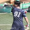 [포토] 윤동희 '구슬땀 흘리며 빨간공 투척'