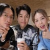 코요태 신지, 김종민·빽가와 남매샷..문원도 '좋아요'