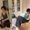 송혜교, 쇼트 커트에 초록초록 싱그러운 미모
