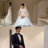 '10월 결혼' 김가은♥윤선우, 드레스·예복 입고 어색..10년 열애 끝 결혼식 준비 근황