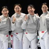 '전하영·최세빈·서지연·김정미' 여자 사브르 단체, 세계펜싱선수권 은메달