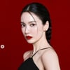 송혜교, 혼자 벌써 가을..버건디 입은 완벽한 미모