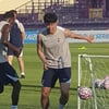 '매디슨이 꼭 안아줬다' 떠나는 손흥민, '어두운 표정' 묵묵히 훈련... 마지막 韓 오픈 트레이닝 [안양 현장]
