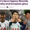英 BBC+EPL 공식, 손흥민 헌사 "SON 이별 받아들이기 힘들어... 눈부신 업적 남겼다"