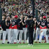[포토] 전상현 '승리 지켰다'