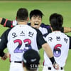 [한번에쓱]오늘은 천성호가 끝냈다! '치열한 1위 쟁탈전 독수리와 쌍둥이'