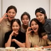 '이혼설 부인' 남보라, '써니'팀과 신혼집 집들이..민효린은 역시 불참