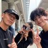 '활동 중단' 뉴진스 다니엘, 또 박보검·션과 근황 포착.."함께 달리니 즐거워"
