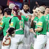 [한번에쓱]랜더스전 0봉승 '2-0승리 자축하는' 키움히어로즈