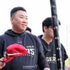 [포토]'더우니 살살!' 이범호 감독