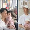 손담비가 이규혁을 낳았네..붕어빵 딸 해이 투샷