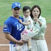 [포토] 오승환 '21년 돌직구는 가족의 힘'