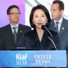 김혜경 여사→김연아·RM, 키아프 서울 참석..첫날 9600명 몰려