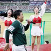 [한번에쓱]'롯데도 꺾으면 가을야구가 머지않았다!' 박민수와 치어리더들