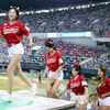 [한번에쓱]'1위 트윈스전에 베테랑 랜더스 치어리더 총출동'