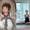 '이규혁♥' 손담비, 10분 만에 딸 재우고..발레 하는 워킹맘 일상