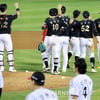 [한번에쓱]이게 마법이지! 'LG상대로 역전승 자축하는' 마법사들