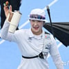 0:4→6:4 대역전극! 韓 여자양궁 맏언니 강채영, '광주의 딸' 안산 꺾고 세계선수권 결승 진출 [광주 현장]