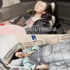 혜리, 휠체어 타고 응급실行 영상 공개.."MRI 이상 無, 강력 진통제만 처방"