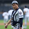 타구 맞고 업혀나온 양의지, 결국 1군 엔트리 제외 "눈물을 머금었다"... 그런데 2군에서 선수 안 올라온 이유는 [창원 현장]