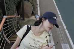 '왕따 논란' 이나은, 여름 일상 공개..캡모자→홀터넥 룩으로 분위기 여신[스타IN★]