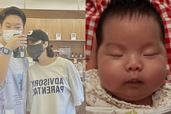 곽정욱, '생후 2개월' 딸 구별이 근황 공개 "♥박세영 닮아 잘때 예뻐"