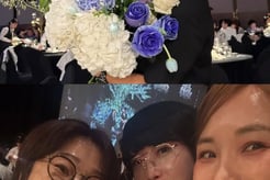 김준호♥김지민 결혼식, 코미디언 총집합..신봉선 "이런 게 잔치"