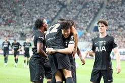 [한번에쓱]'선제골 브레넌 존슨과 자축하는 손흥민'