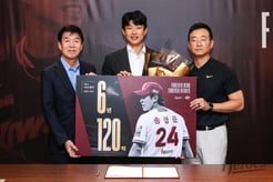 '120억 계약' 송성문은 키움 종신? 단장이 답했다 "美 진출 열려 있다, 다만..."