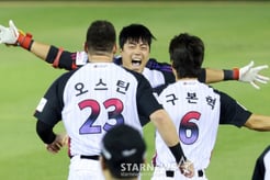 [한번에쓱]오늘은 천성호가 끝냈다! '치열한 1위 쟁탈전 독수리와 쌍둥이'