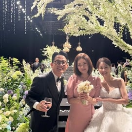 김준호♥김지민 부케 주인공 한윤서..절친 박나래는 '불참' [종합]