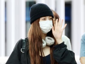 르세라핌 허윤진 '벌써 가을패션'[★포토]